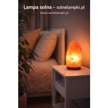 Lampka nocna z soli ok 3- 4 kg z kopalni soli